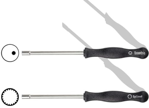 ZAMDOE Outil de réglage du carburateur Tournevis cannelé 21 Dents + Tournevis Circulaire pour Petit Moteur à 2 Cycles Tondeuse à Gazon Tondeuse à Gazon Souffleur (Lot de 2)