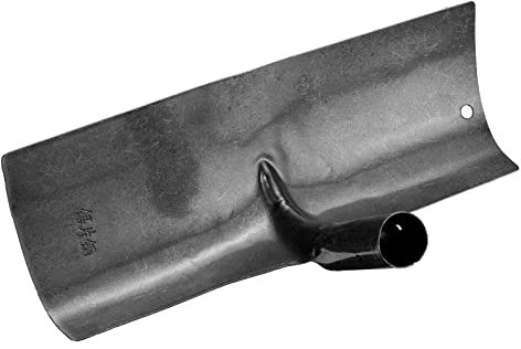 sourcing map Concrete Rake Head, Galvanized Manganese Steel Farm Scraper Rake for Garden Farm Backyard without Handle, Black