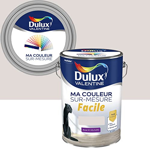 Ma Couleur Sur-mesure par Dulux Valentine – Peinture Intérieure Murs, Plafonds, Boiseries - Facile à appliquer - Velours Lin brut 5 L