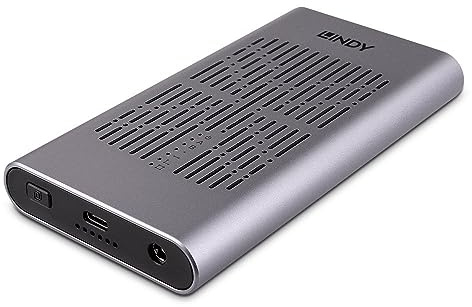 Lindy Enclosure SSD USB 3.2 Gen 2x2 Dual M.2 NVMe con funzione clone