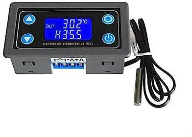 CLSSLVVBN Temperaturkontroll Termostater Cool Controller Hushållstillbehör Professionell LCD-skärm Elektroniska beslag Justerbar