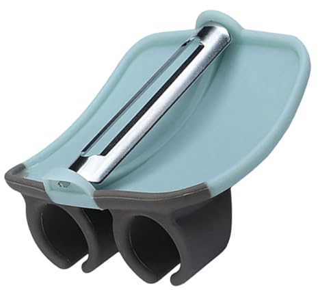 VINTORKY Melonenhobel Gemüseschäler Finger kartoffelschäler Hand Obstschäler Knoblauchschäler Küchenschäler Obstschälgerät Rostfreier Stahl Flugzeug Küchenutensilien Hautmesser pp