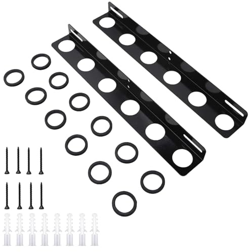 Truck Shovel Mounting Kit - Storage Rack for 6 Tools | 2 Pieces Truck Mount Wing Holder, Truck Shovel Holder, Shovel Holder for Truck, Shovel Holder for Truck, P Shovel Holder