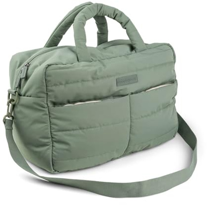 Done by Deer Wickeltasche Kinderwagen - Windeltasche - Kinderwagentasche mit Wickelunterlage, Schulterriemen, Tragegriffen & Kinderwagen-Haken - aus Recyceltem Polyester - 41 x 21 x H 29 cm - 24 L