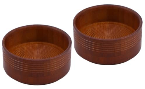 Healeved 2stücke Men's Shaving Soap Bowl Aus Holz Große Tiefe Rasierschale Für Herren Langlebig Und Praktisch Für Feuchte Rasur Für Tägliche Pflege