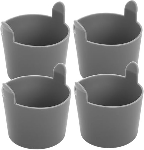 NULYLU 4pezzi Stampo Uova Silicone Per Friggitrice Ad Aria Non Stick Muffin Muffa Per Torte Cupcake e Tart Teglia Versatile Pieghevole Per Uova in Camicia e Dolci Al Vapore