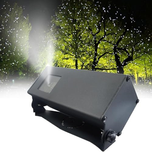 Lámpara De Proyector Firefly,Luz De Luciérnaga Móvil con Control Remoto,Jardín Exterior Impermeable IP65,Proyector De Estrellas De Navidad,Festival,Fiesta,Halloween,White