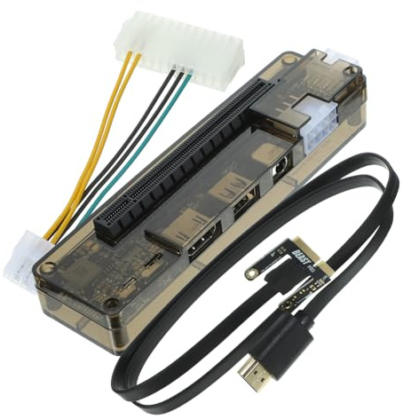 OSALADI Dock Esterno Per Laptop Video Pci-e Portatile Per Notebook Compatibile Varie Interfacce Operativi Facile Installazione e Uso