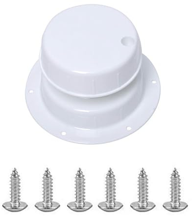 Premium White RV Plumbing Vent Kit With Screws Ideal For Trailer Motorhome Providing And Effective Ventilation For Kinds Of Recreational Vehicles
