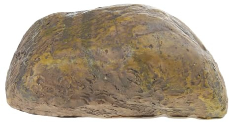 Adorno de jardín para ocultar rocas sintéticas, guarda de forma segura llaves de repuesto camufladas como un soporte oculto de roca, resistente a la intemperie, caja de almacenamiento para exteriores
