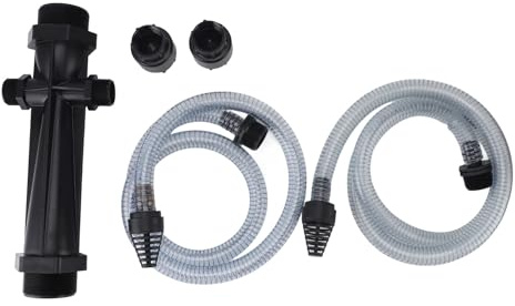yiMANtrading Inyector de Fertilizante para riego por Goteo, Dispositivo inyector Mezclador de Fertilizante de plástico con válvula de retención y Tubo de Agua para de riego en jardinerí (Ojo)
