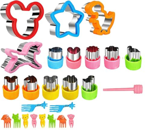 25 Pcs Sandwich Cutters for Children