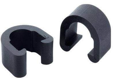 AVID, FORMULA, PROMAX, HAYES, SHIMANO, GRIMECA, SRAM, MAGURA, CODA, HOPE, ZOOM 8x C-Clip Zugbefestigung Klammer Bremsleitungsbefestigung Rahmen Scheibenbremse Schwarz Nylon 4,5-6 mm 8 Stück