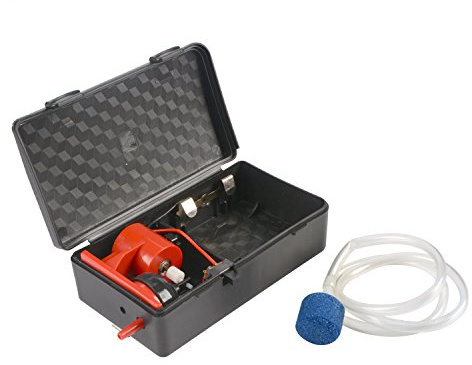 Saim Portable Aquarium Battery Operated Air Pump Backup Operated Fish Tank Air Pump Aerator Oxygen