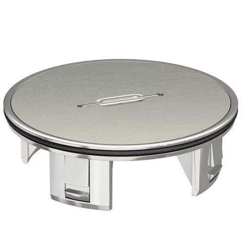 OBO Bettermann 7428140 Tubo con Rebaje, Sin Asa, Para Conjunto de Tapa y Marco con Altura Regulable