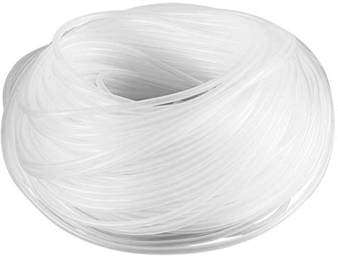 kuou 4 * 6mm (8M) Soft Air Pump Hose, Resistant to Knocks AIR TUBING Oxygen Soft Pump Hose Air Bubble Stone Aquarium Fish Tank Pond Pump Tube