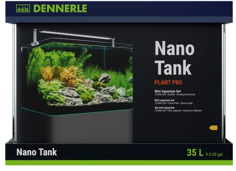 Dennerle Nano Tank Plant Pro, 35 Liter - 40 x 32 x 28 cm - Nano Aquascaping Aquarium Set