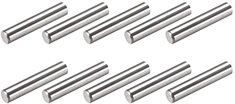 METALLIXITY 10Stk Dübelstifte 304 Edelstahl Regalstifte für Metall Gerät Möbel Einbau DIY 5x18mm