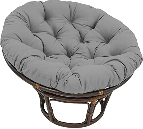 Papasansessel Kissen Sitzauflage 110x110cm, Premium Rundes Dicke Stuhlkissen Bequem Weich Sitzkissen Hängesessel Für Indoor Outdoor Garten Stuhlauflage ( Color : #1 , Size : 130x130CM/51.18x51.18in )