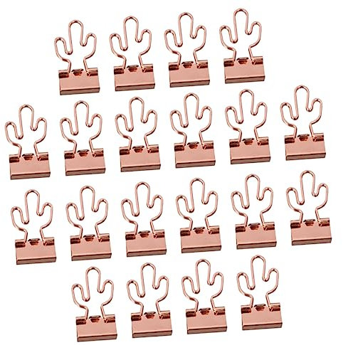 LALAFINA 20stücke Klemmen Aus Metall Zum Binden Von Papieren Dokumenten Und Akten Praktisches Büro-organisationswerkzeug Langlebig Und Vielseitig Einsetzbar