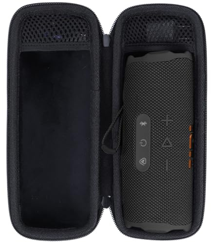 Peyyargo Storage Case Compatible with JBL Flip 7/6 / 5 Portable Waterproof and DropProof Speaker (Black)