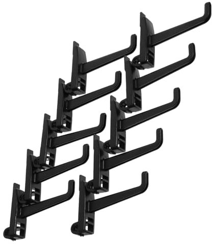 Cabilock 10pezzi Ganci Per Pannelli Forati Resistenti Per Organizzazione Garage Portautensili Parete Per Scale Per Garage e Officina Casa