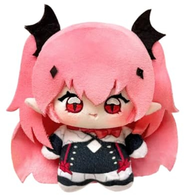 Gooyeh Krul Tepes Pendentif en peluche, 10 cm Q Ver. Adorable coussin rembourré en coton PP et coton PP pour décoration de porte-clés pour les fans