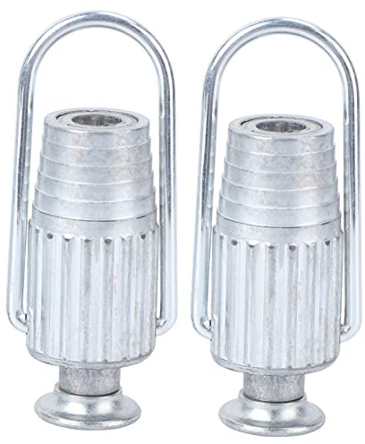 Holibanna Tensor de Tendedero para Ropa de Aluminio Ligero 2 Piezas, Ajustador Metálico para Líneas Fijas o Sistema de Poleas Hogar