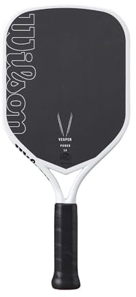 Wilson Vesper Power 14 Pickleball-Schläger, Dynamisches Design, Verlängerter Griff, Hybrid-Oberfläche, Durchdachte Konstruktion, Offener Rahmenstil, Größe:
