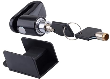 Sxhlseller Antivol de Frein à Disque de Vélo avec clé, Antivol de Frein à Disque de Roue pour Vélo de Montagne, Compact, Portable, Anti-levier, Anti-coupure, Verrou de sécurité Robuste pour (