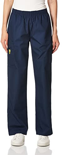 WonderWink 5016TNVYXST Origins - Pantaloni Cargo Aderenti, da Donna, Taglia S, Colore: Blu Navy