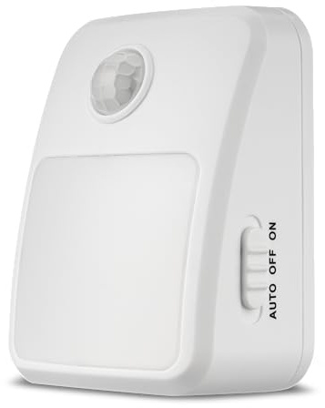 REV Nachtlampe, LED Nachtlicht mit Bewegungsmelder, 120°, 7m, Weiss