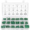 540Pcs Rubber O-Ring Sealing Gasket Rings Washer Seal Assortment Set Green Electrical Gasket Ring for Car Air Conditioning Compressor Plumbing Washer Seal & Auto Quick Repair
