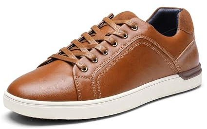 Bruno Marc Men's Casual Trainers Dress Sneakers Skate Shoes,Size 7,Brown,SBFS211M