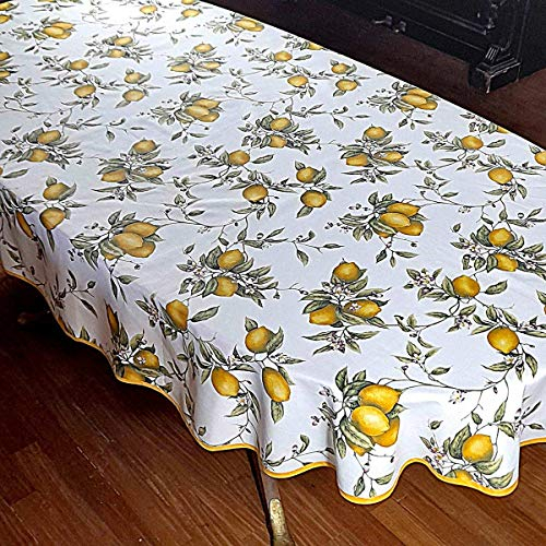 Manifattura Tessile Panama-Tischdecke drucken alle Größen - Zitronen, Rechteckig x8 220