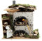 Holyart Forno e Accessori casetta Luce Effetto Fiamma 20x20x15 presepe 12 cm
