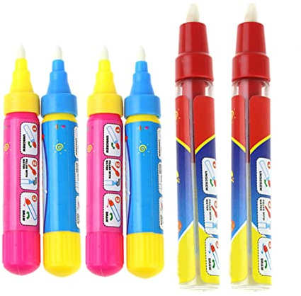 jenilily Water Doodle Pens Replacement Water Pen, Drawing Doodle Pens for Water Doodle Mat (Pack of 6)