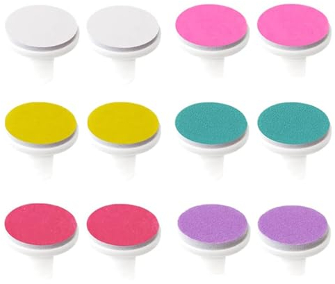 PHCOZY 12 PCS Tagliaunghie Neonato con Lima e Tamponi di Ricambio Ideale per la Smerigliatura e Rifinitura delle Unghie dei Bambini