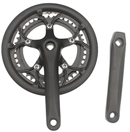 QmeNa Kurbelgarnitur 6/7/8/9 Speed ​​Road Bike Crankset 52 / 42T 170mm Bcd110mm. Aluminiumlegierung Fahrradzubehör Quadratische Loch-Kurbel-Set Crankset