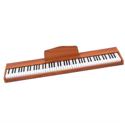 88-Tasten-E-Piano Professionelles Multifunktions-E-Piano Heavy Hammer E-Piano Braun