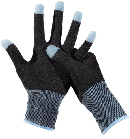 TEOZBLU 2 Pcs Finger Sleeve Gaming,Gants De Jeu Pour Écran Tactile, Protege Doigt,Finger Sleeve Écran Tactile,Anti-Transpiration,Respirants,Antidérapants,Accessoire Gaming Pour Tous Téléphone Portable