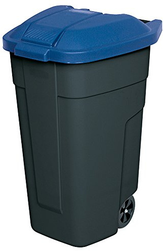 BRB Wertstoffsammler, Inhalt 100 Liter, Korpus anthrazit (anthrazit/blau)