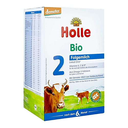 HOLLE Bio Säuglings Folgemilch 2 600 g