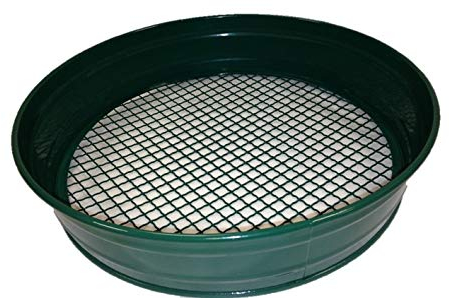 Greenkey 757 12 mm Maschen Gartensieb aus Metall, Grün