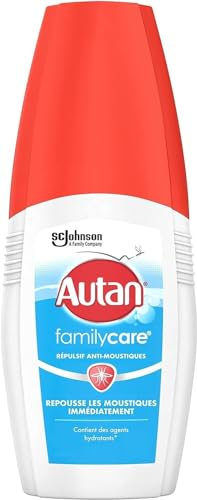 Autan Family Care Spray - Spray anti-zanzare, fino a 4 ore, protezione immediata, contiene agenti idratanti per la pelle, 1 spray, 100 ml