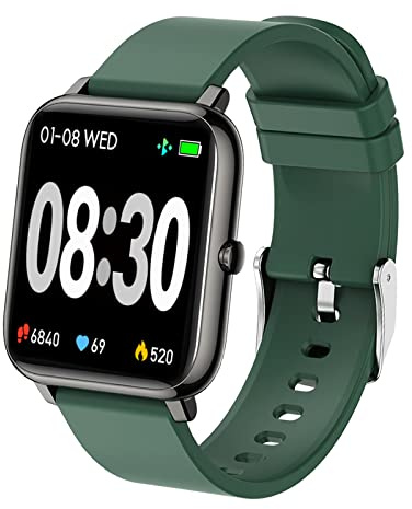MicLee Smartwatch Fitness Tracker mit Blutdruckmessung Fitness Armbanduhr mit Pulsuhr Schlafmonitor IP67 Wasserdicht Sportuhr Schrittzähler für Android und iOS Smart Watch für Damen Herren