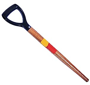 Tools Replacement Wooden Shaft D Handle Shovel Spade Spare Fork Practical Tool Plastic Shaped Grip Plantation Gardening Sowing Soil Harvest Strong Cultivate
