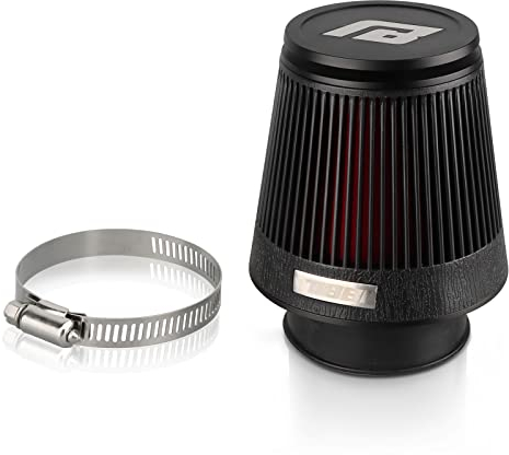 NIBBI 48mm Filtre à Air Moto,Filtre a Air Sport Adapté pour Moto Scooter Dirt Bike VTT Quad