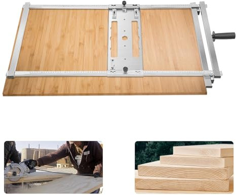 Circular Saw Guide Rail, 75 cm Edge Guide Positioning Cutting Board, Portable Table Saws Guide Rail for Woodworking (Stainless Steel), for Electricity Circular Saw Woodworking Router