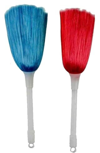 Mini Feather Dusters Anti-Static Multipurpose Microfiber Dusting Brush Tool with Handle for Cleaning Interiors Furniture and Car Accessories (4Pcs)